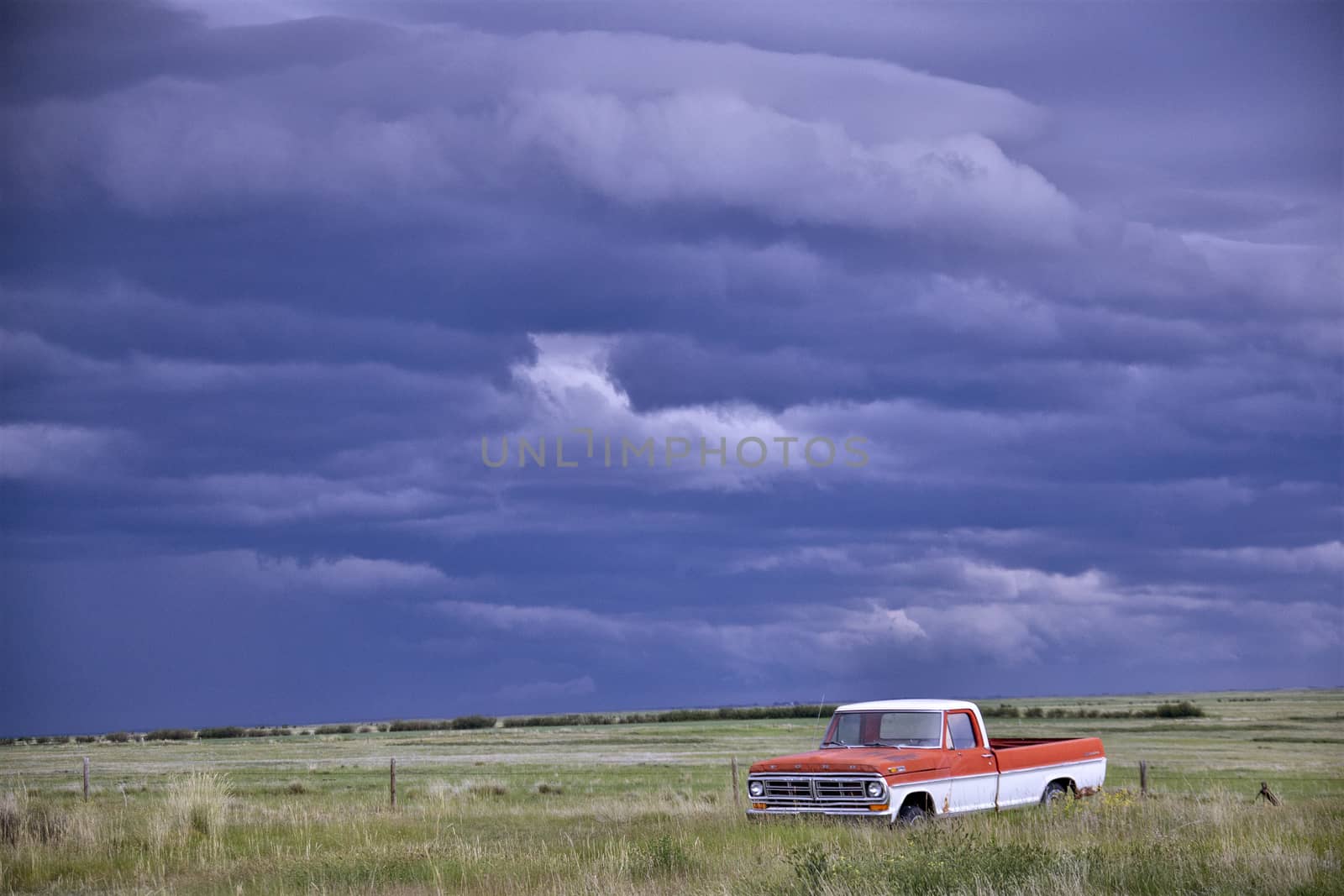 Prairie Storm Clouds Canada Saskatchewan Dramatic Summer
