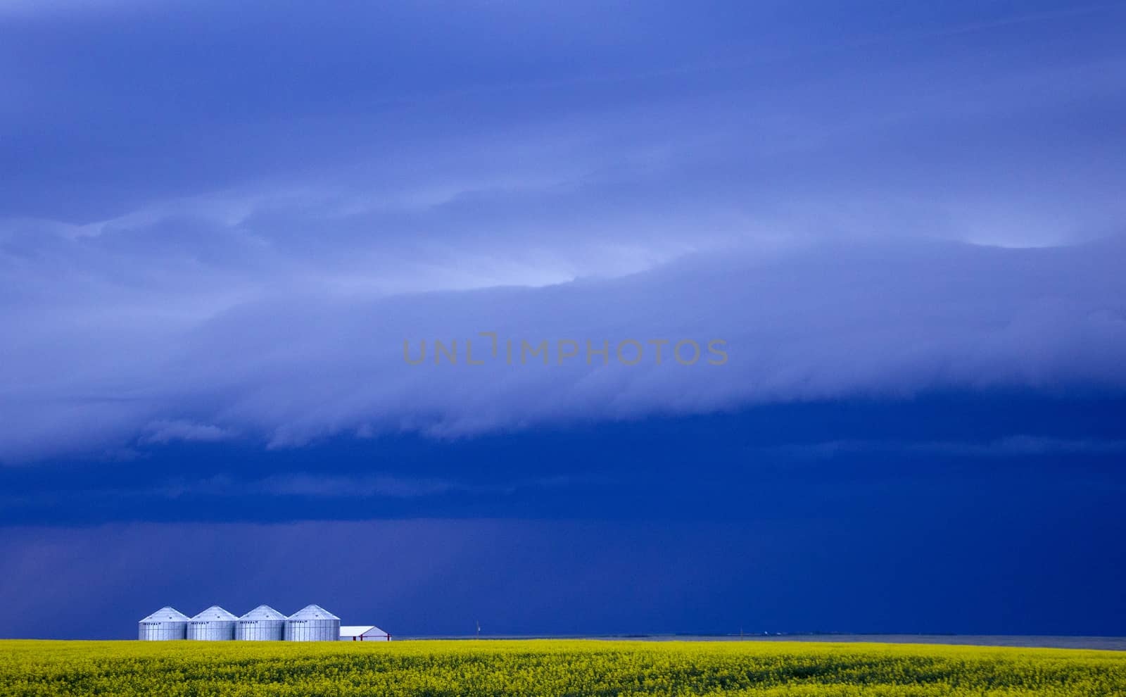 Prairie Storm Clouds Canada Saskatchewan Dramatic Summer