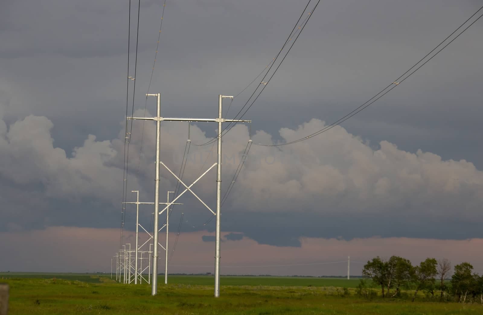 Prairie Storm Clouds Canada Saskatchewan Dramatic Summer