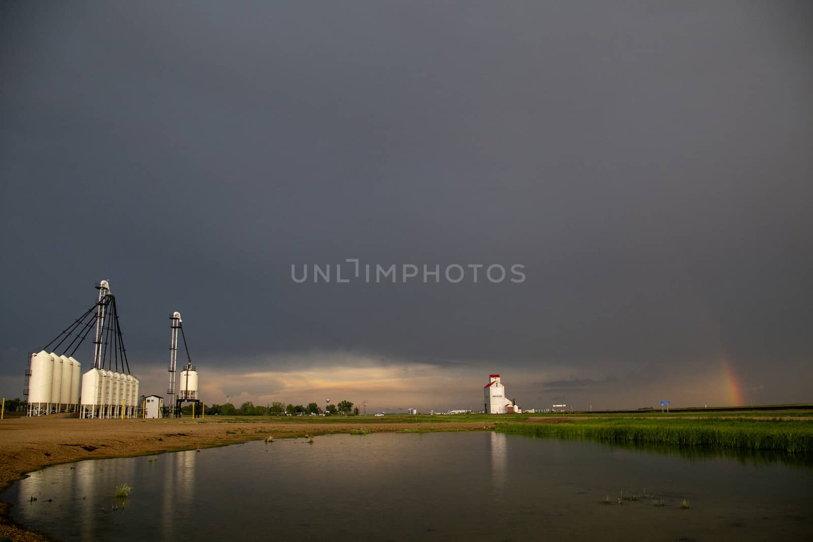 Prairie Storm Clouds Canada Saskatchewan Dramatic Summer