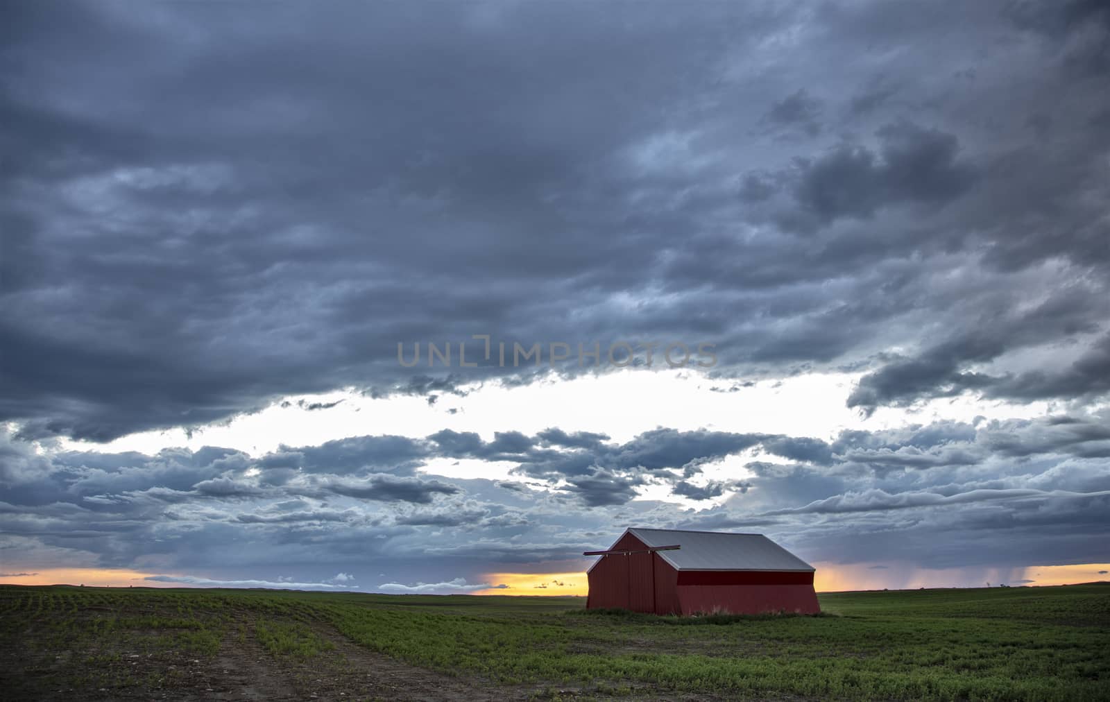 Prairie Storm Clouds Canada Saskatchewan Dramatic Summer