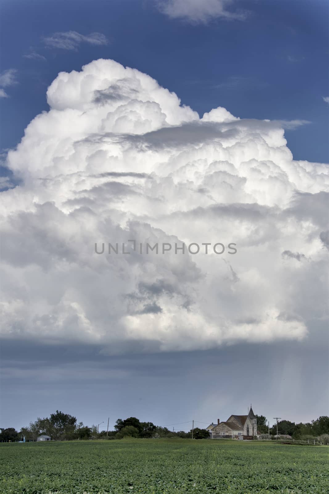 Prairie Storm Clouds Canada Saskatchewan Dramatic Summer