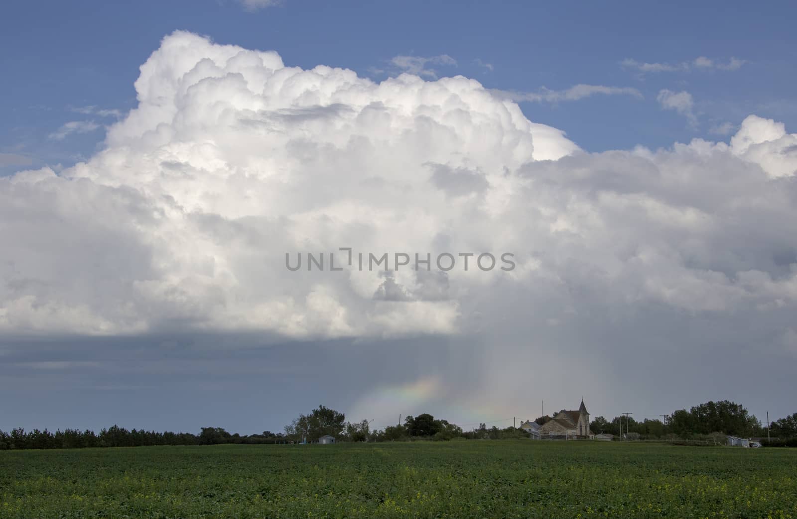 Prairie Storm Clouds Canada Saskatchewan Dramatic Summer