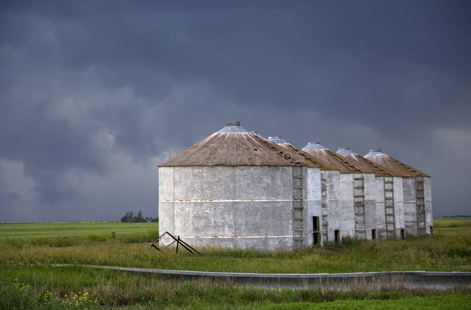 Prairie Storm Clouds Canada Saskatchewan Dramatic Summer