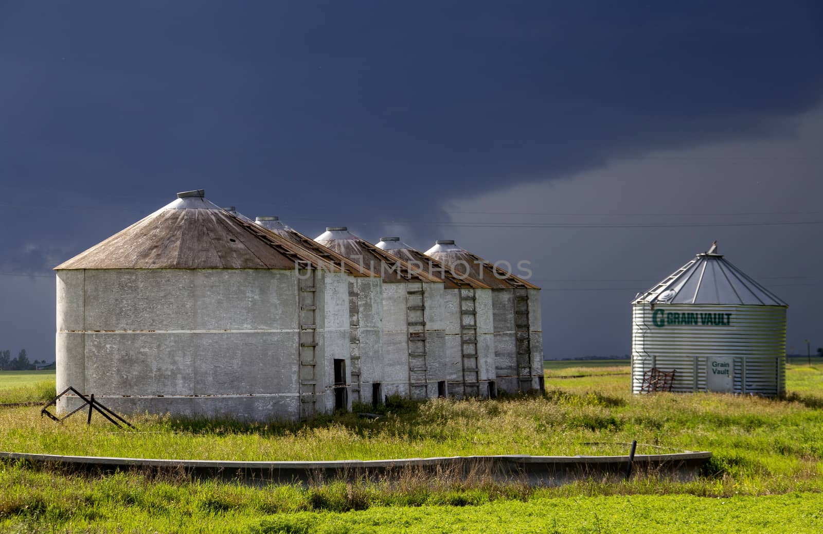 Prairie Storm Clouds Canada Saskatchewan Dramatic Summer