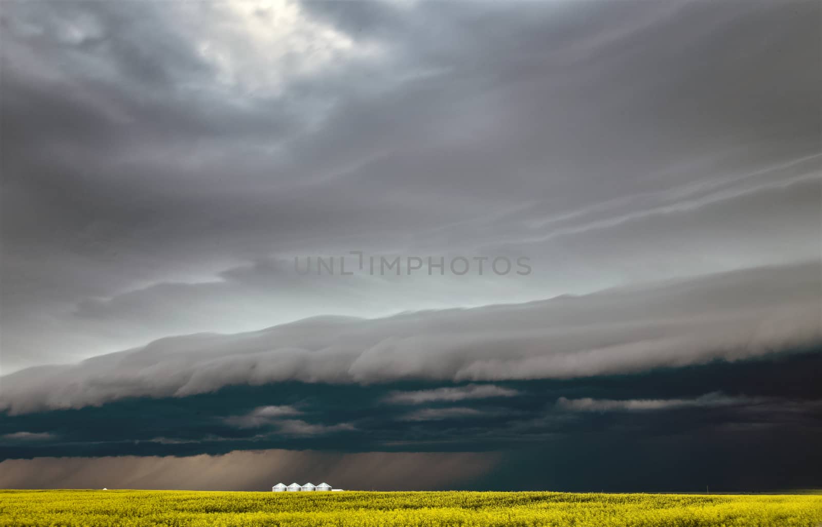 Prairie Storm Clouds Canada Saskatchewan Dramatic Summer