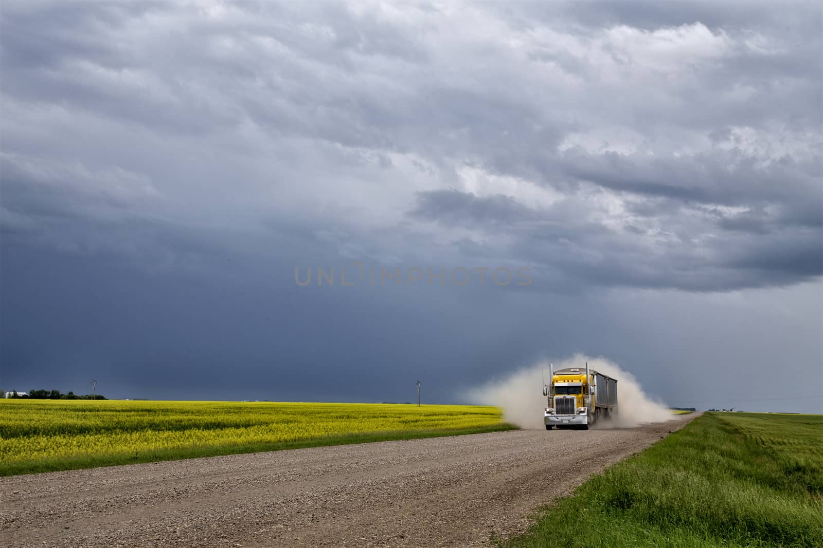 Prairie Storm Clouds Canada Saskatchewan Dramatic Summer