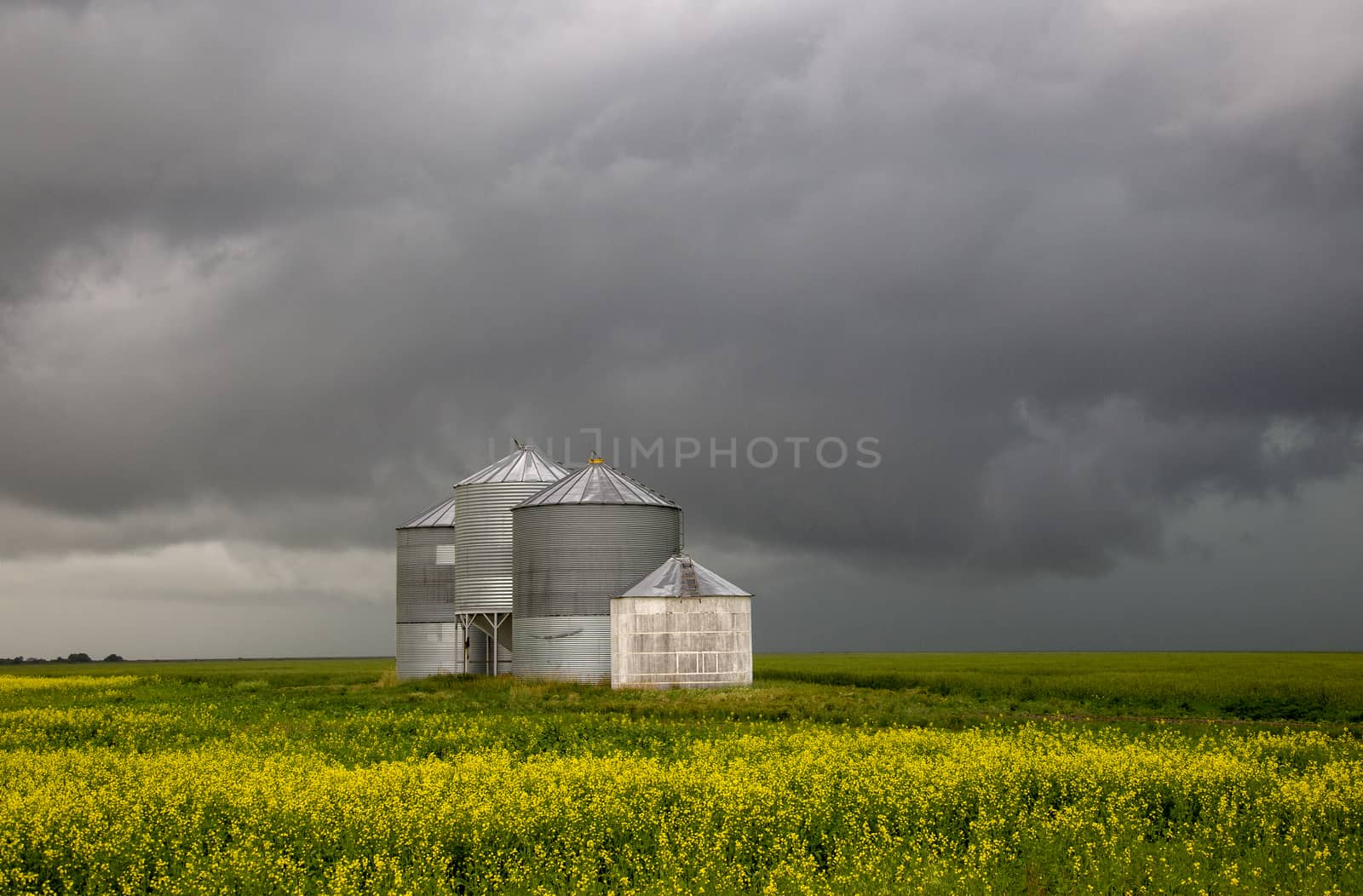 Prairie Storm Clouds Canada Saskatchewan Dramatic Summer
