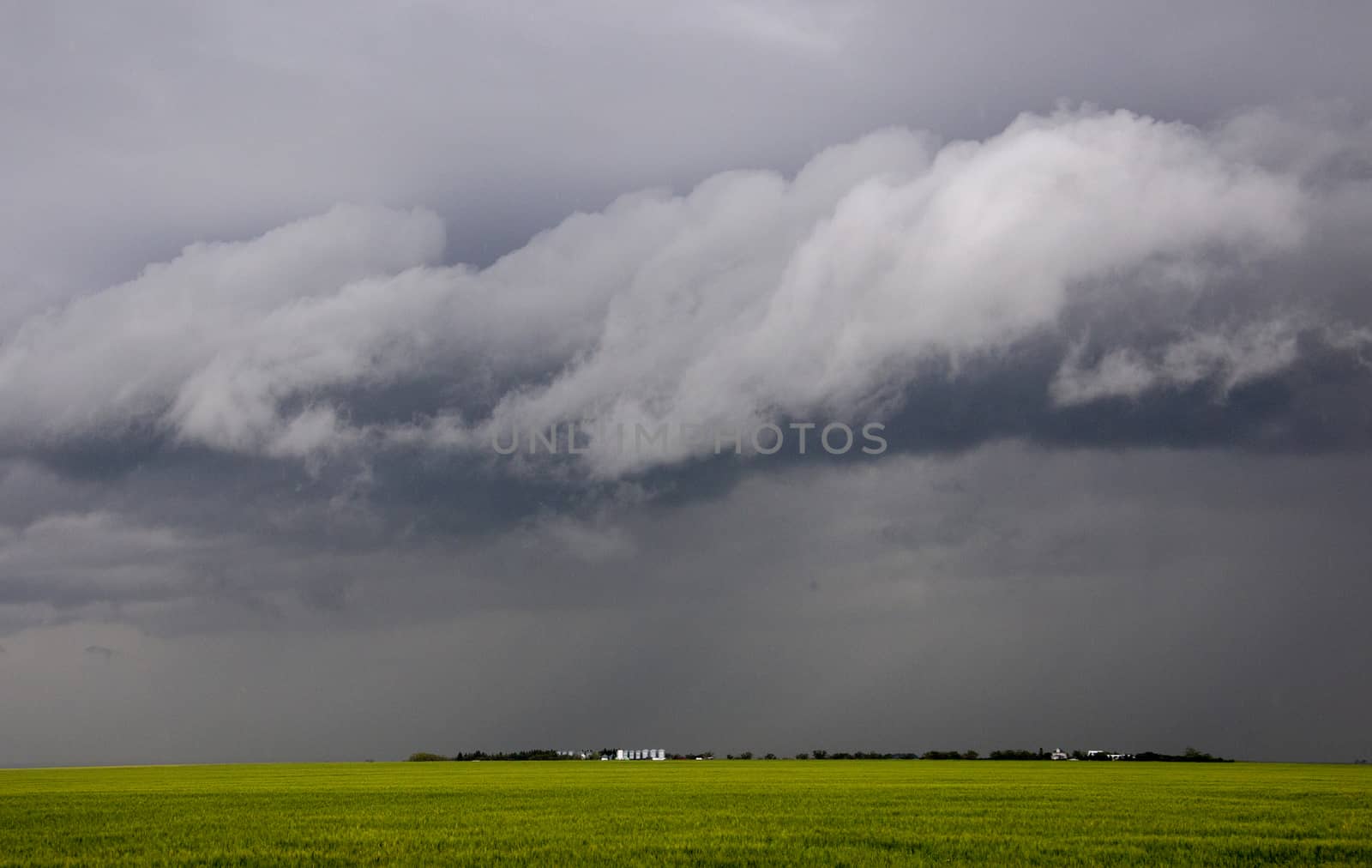 Prairie Storm Clouds Canada Saskatchewan Dramatic Summer