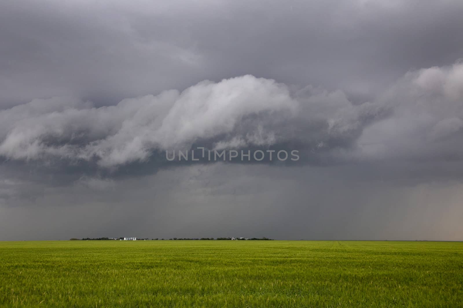 Prairie Storm Clouds Canada Saskatchewan Dramatic Summer