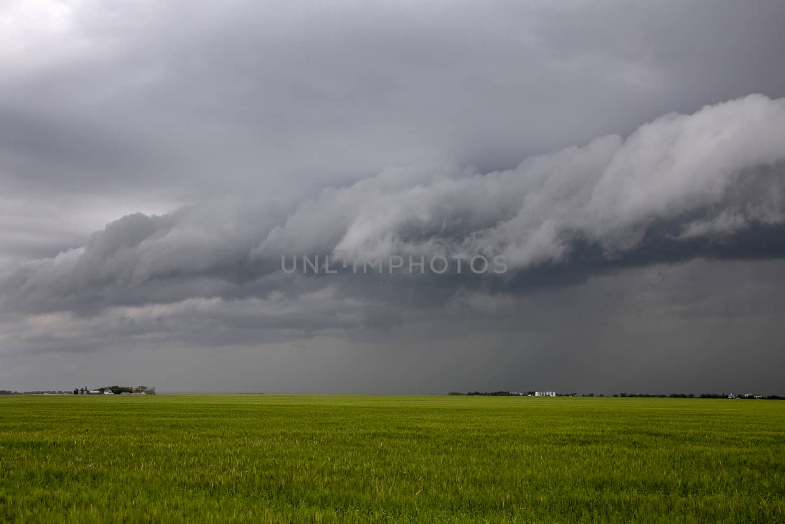 Prairie Storm Clouds Canada Saskatchewan Dramatic Summer