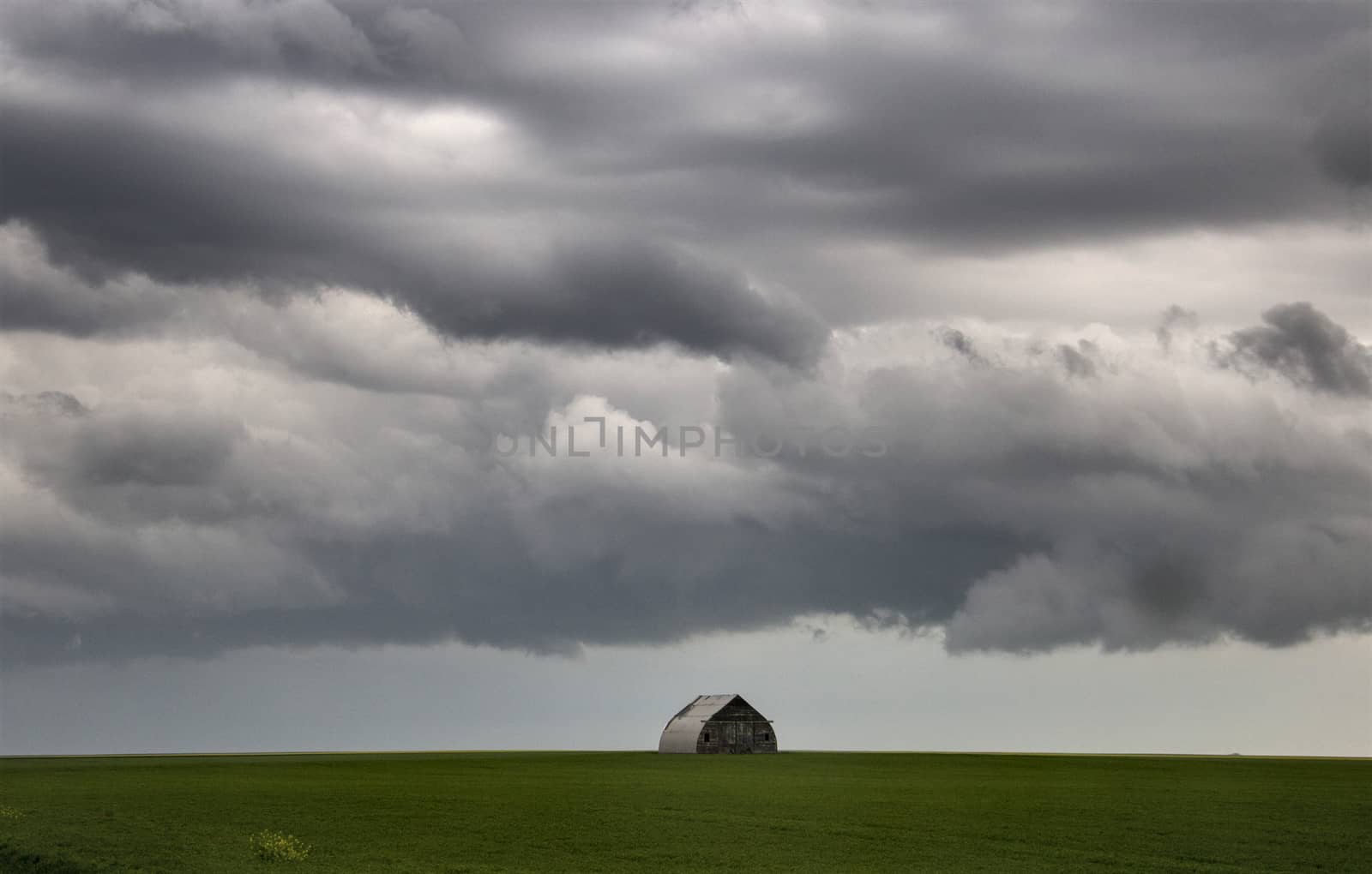 Prairie Storm Clouds Canada Saskatchewan Dramatic Summer
