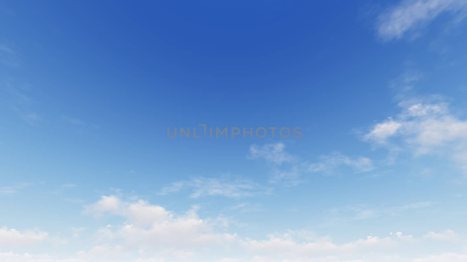 Cloudy blue sky abstract background, blue sky background with tiny clouds, 3d rendering

