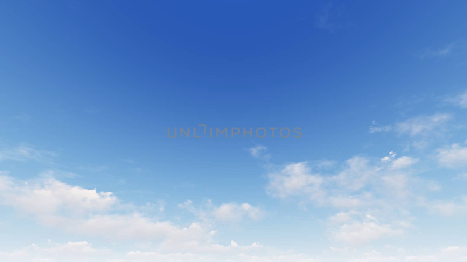 Cloudy blue sky abstract background, blue sky background with tiny clouds, 3d rendering

