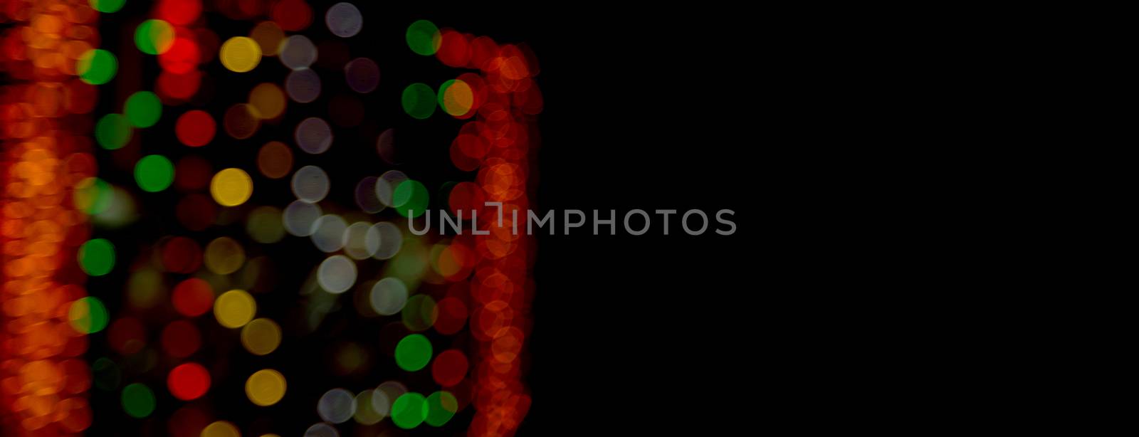 Abstract Light Bokeh Background. Defocused light dots abstract background. by DipakShelare