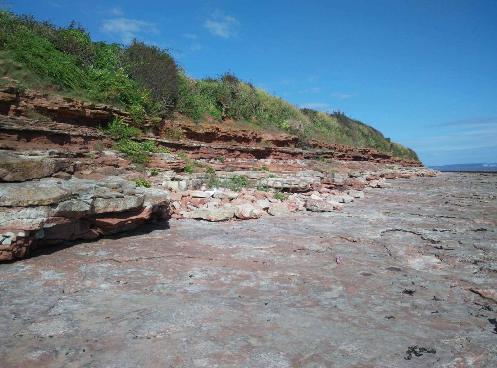 along  the scottish coast