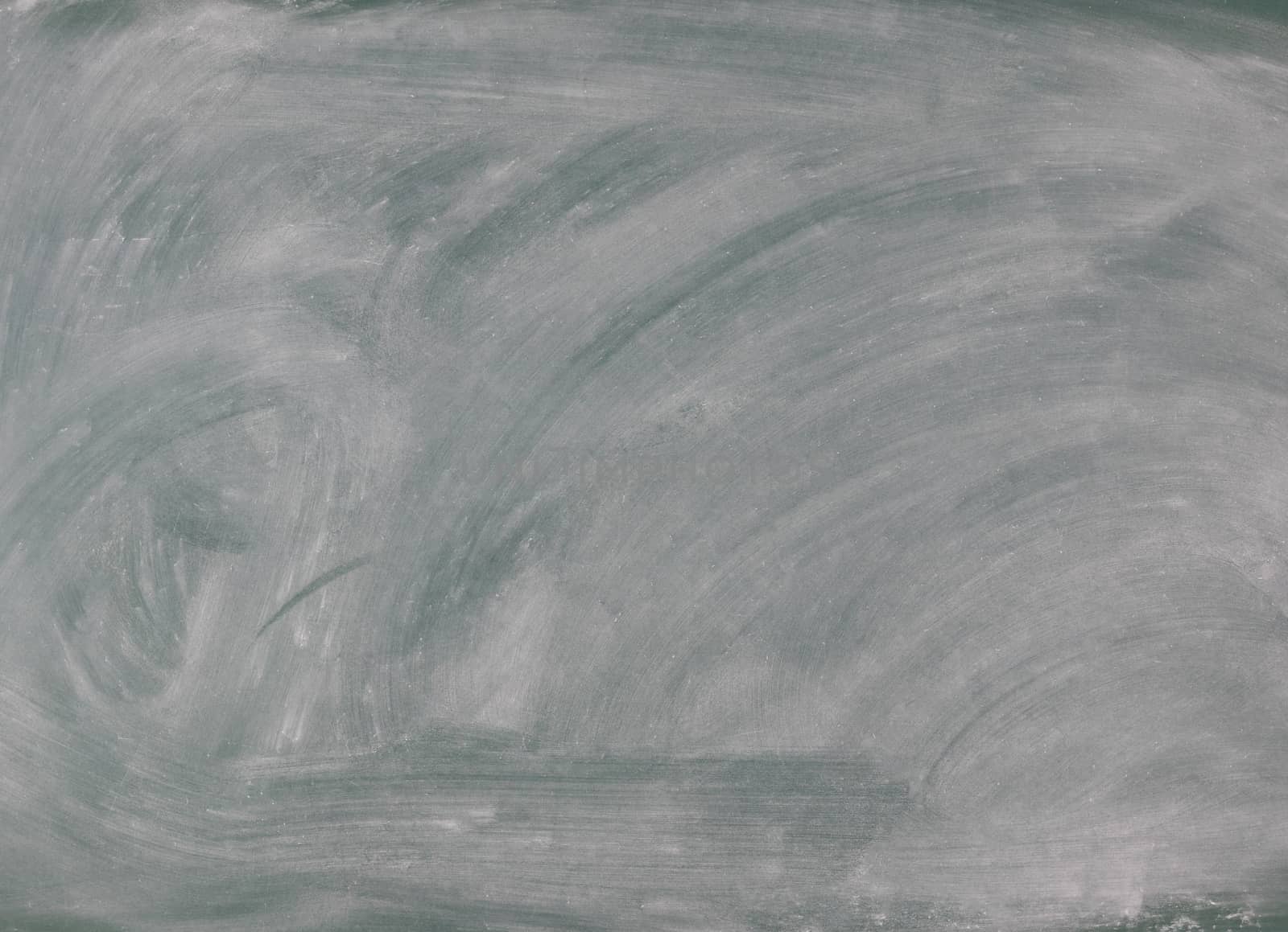 Back to school concept with green erased chalkboard 