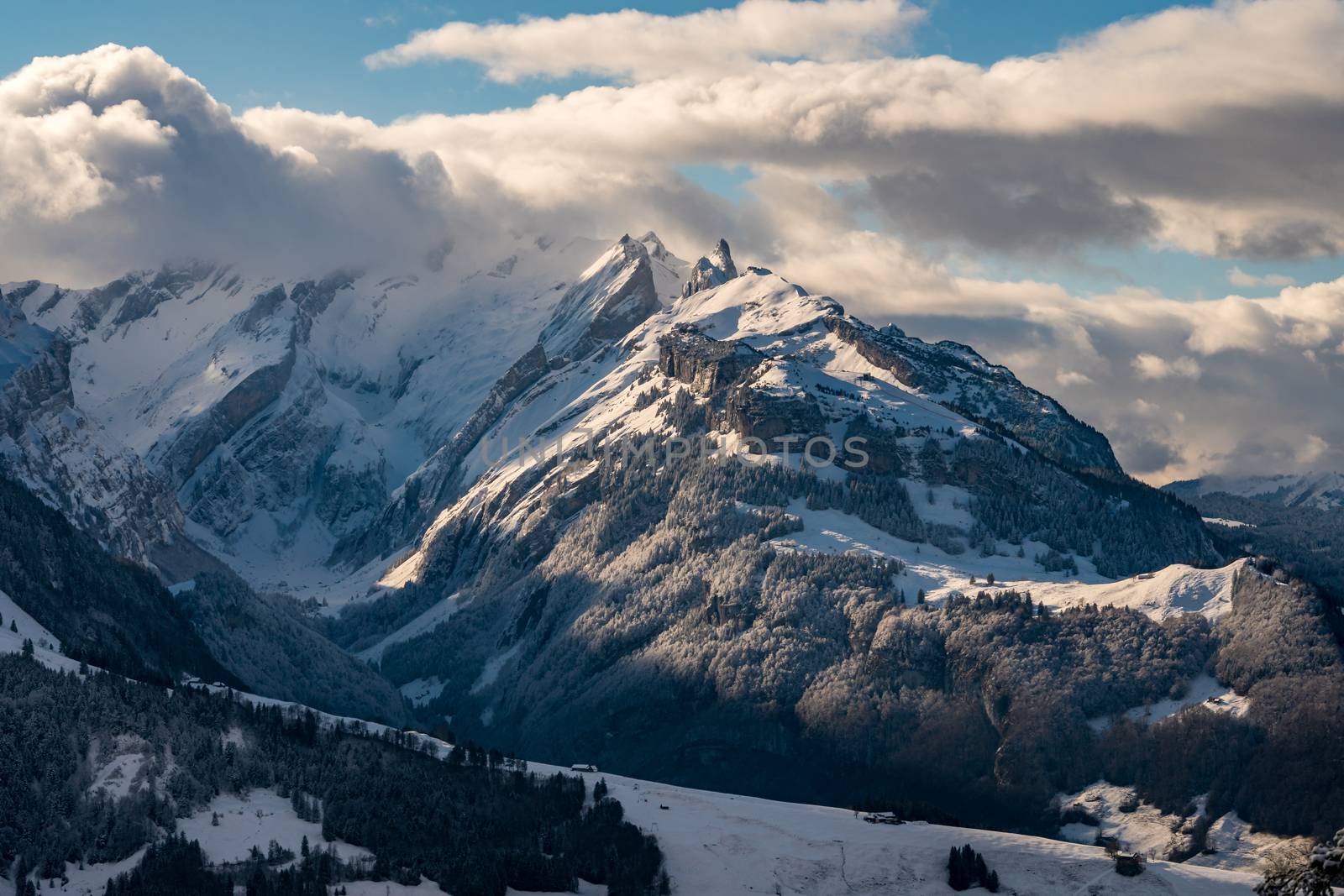 Wonderful winter hike from Restaurant Eggli over the Forstseeli and Diepoldsauer sponge to the Fähnerenspitz in the Appenzeller Land in Switzerland by mindscapephotos