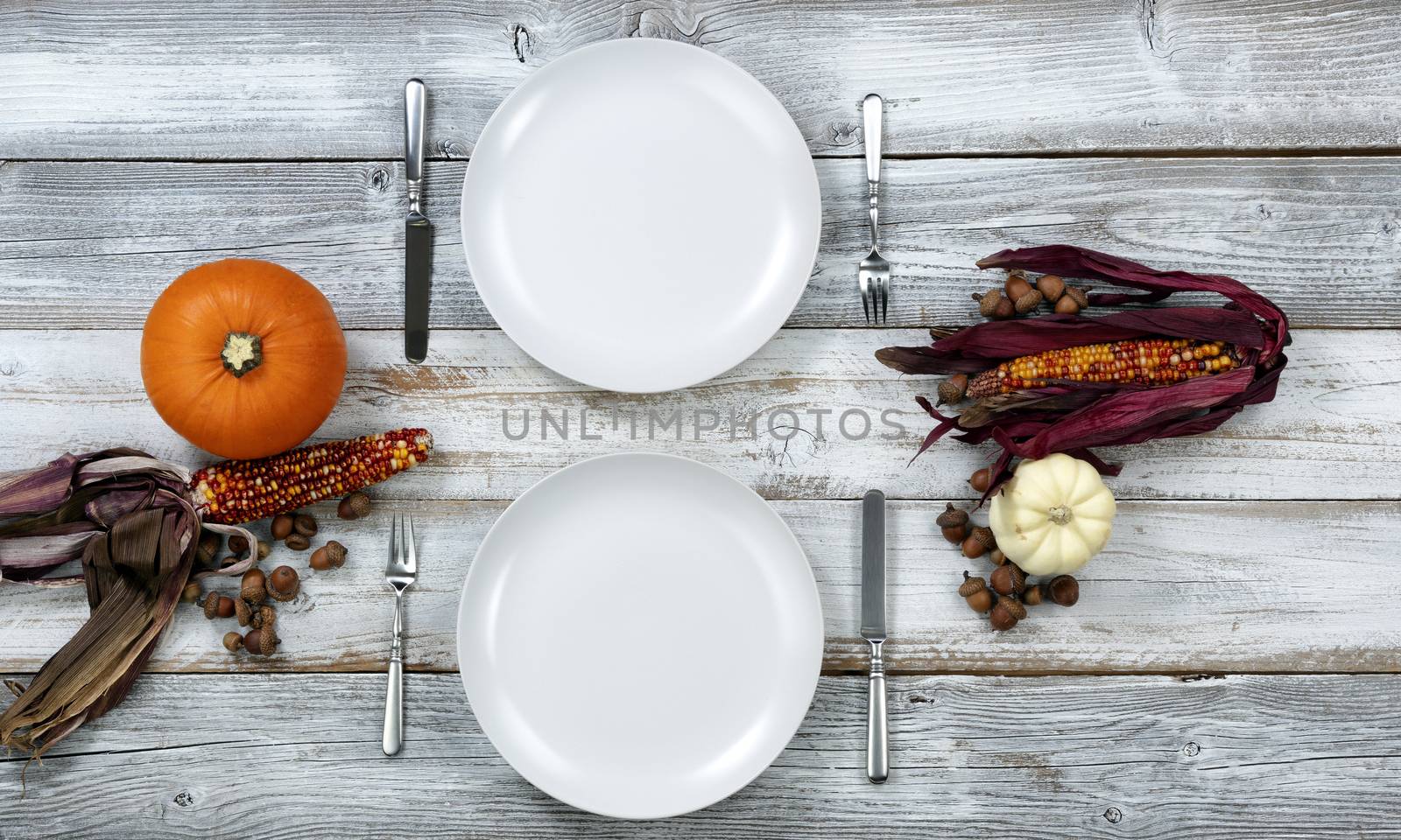 Dinner table decorated for Thanksgiving celebration by tab1962