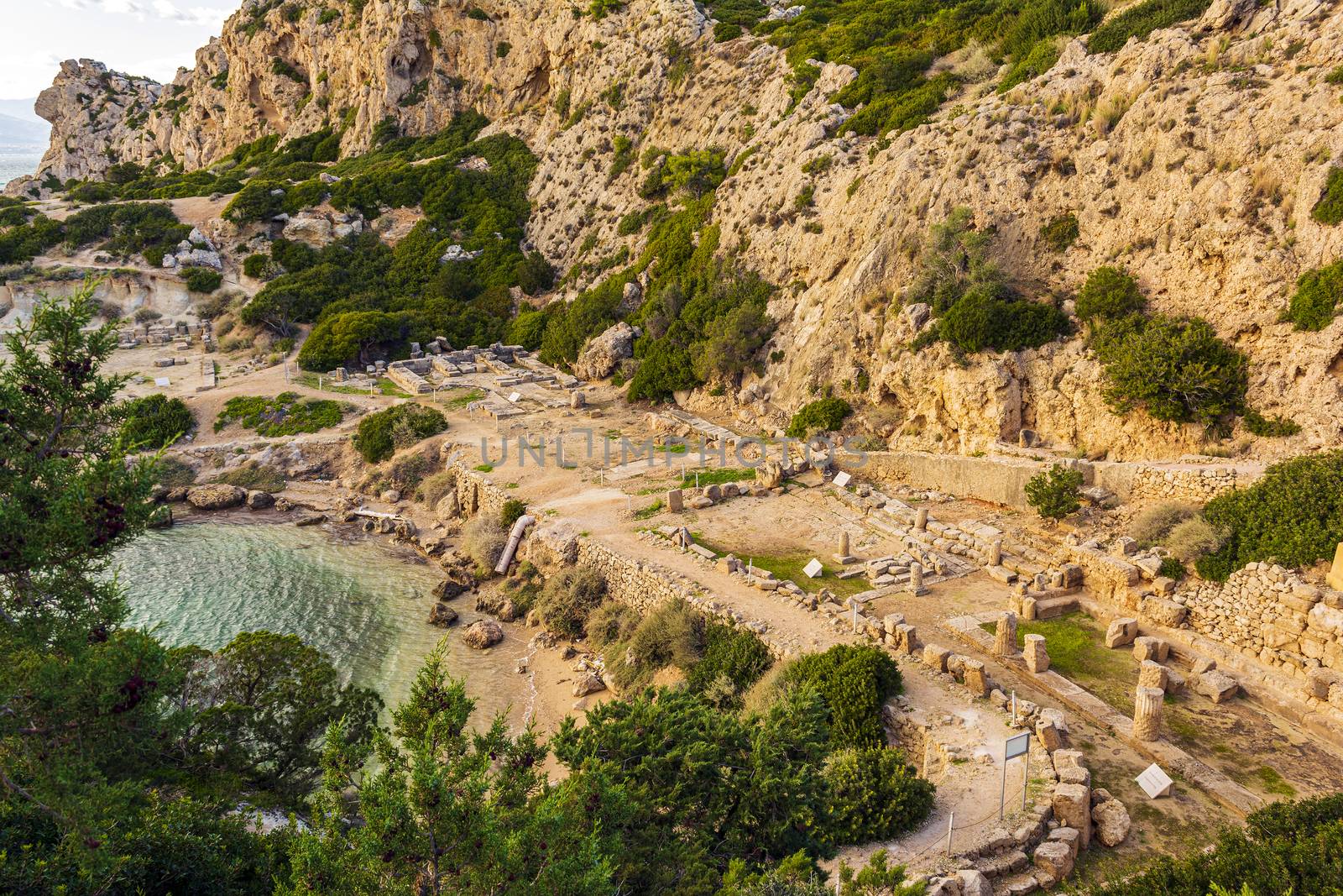 Ancient place Hraion Paradise Beach - Greece by ankarb