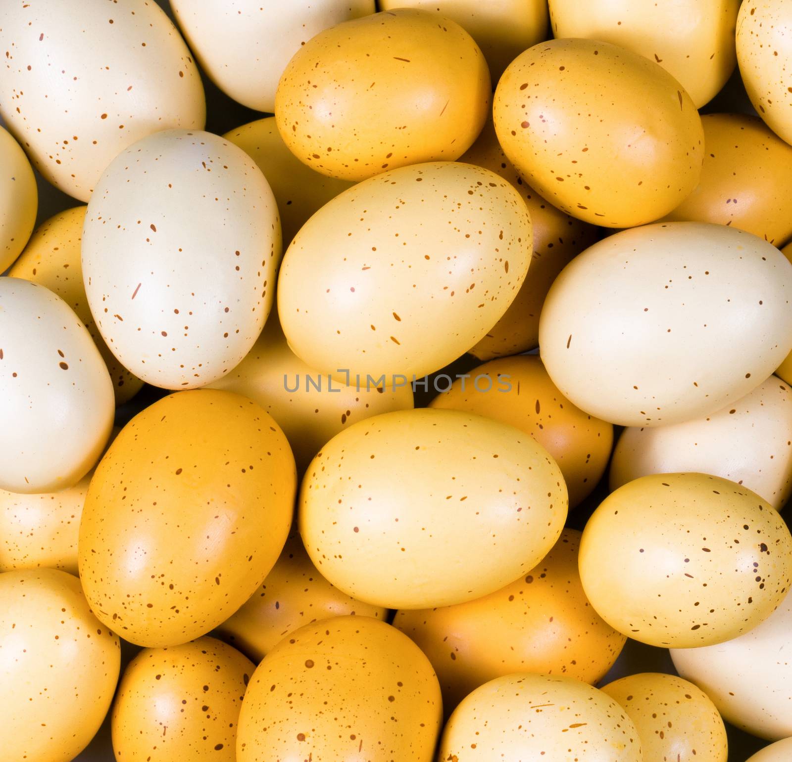 Filled frame of eggs in square layout. Food background concept. 