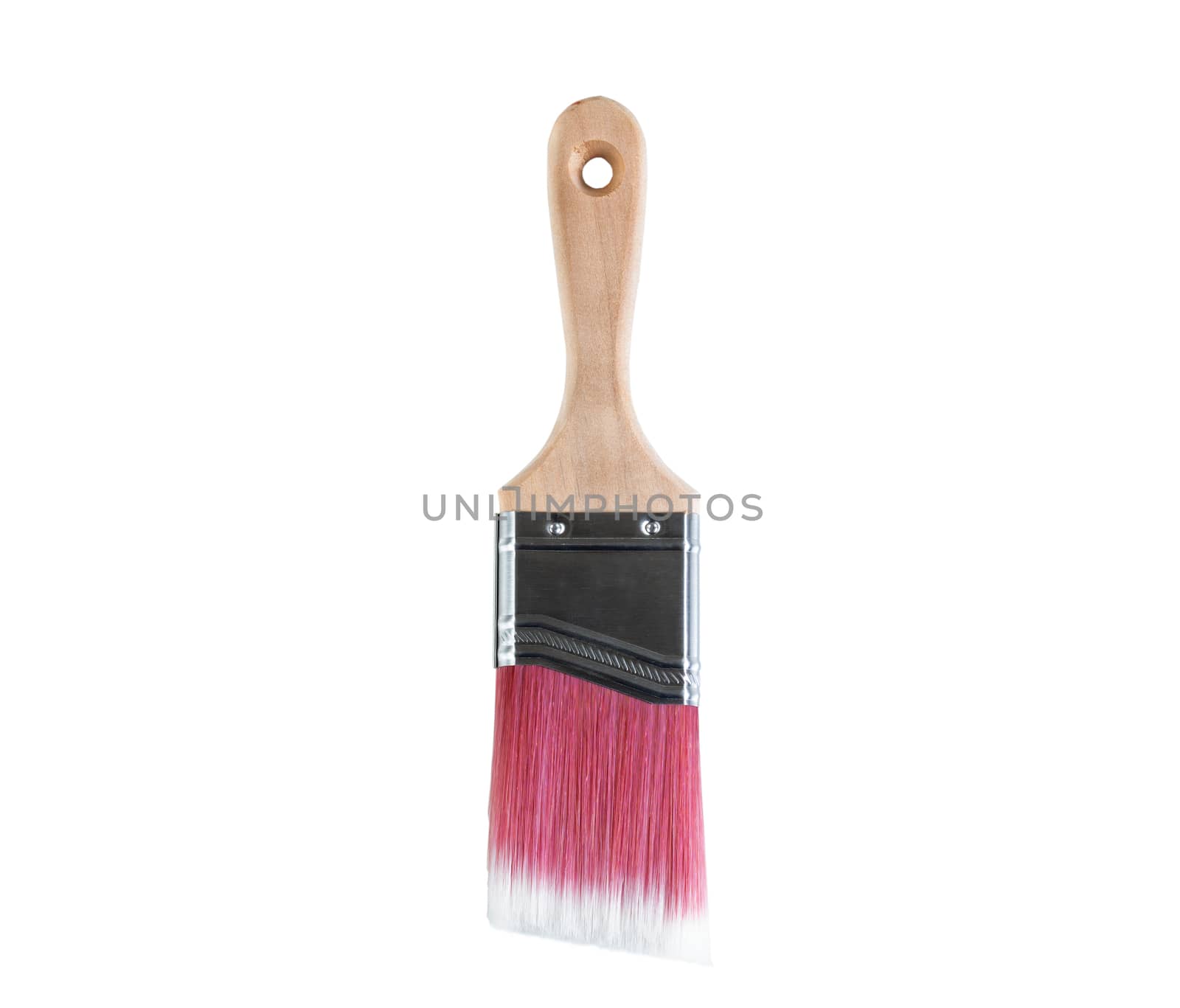 Single paintbrush isolated on a white background by tab1962