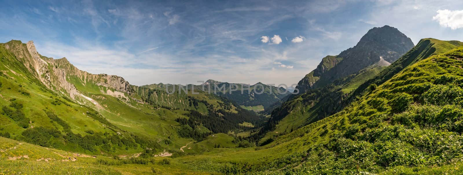 Mountain hike on the Great Widderstein in the Allgäu Alps by mindscapephotos