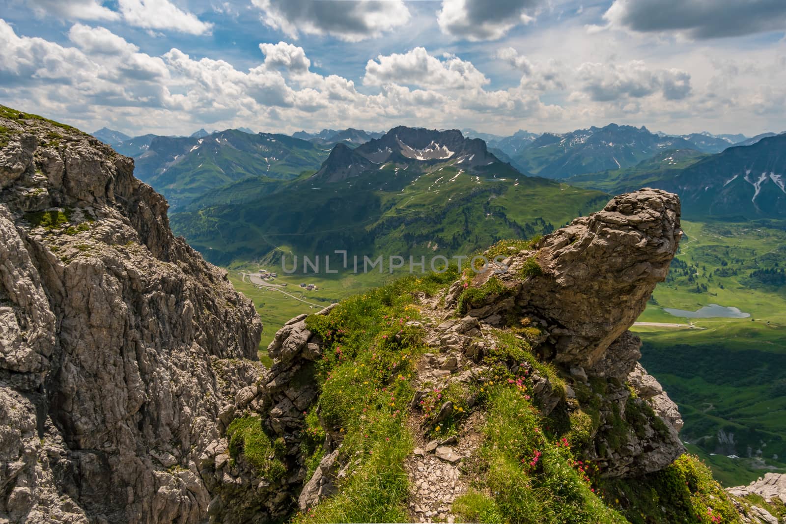 Mountain hike on the Great Widderstein in the Allgäu Alps by mindscapephotos