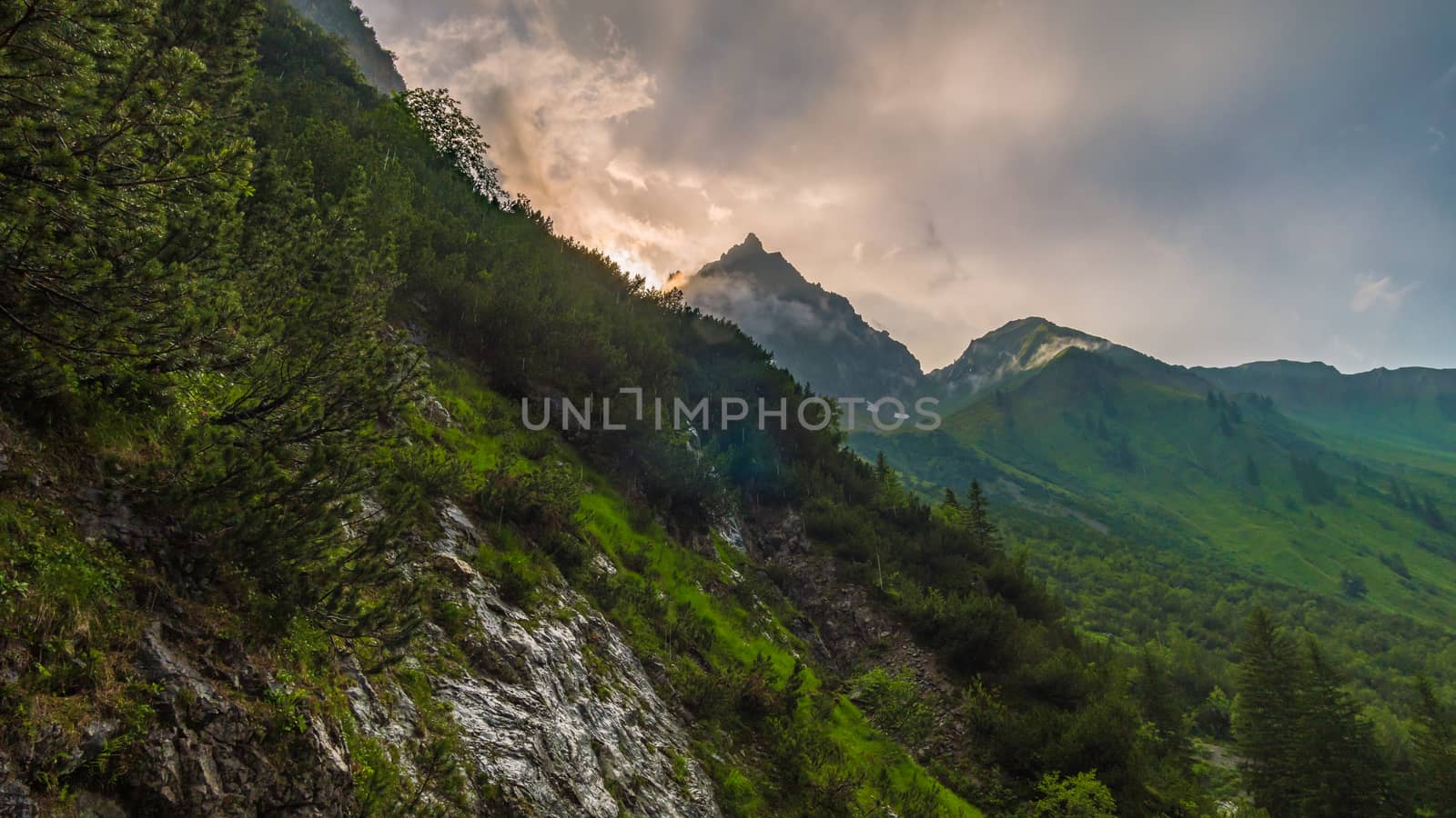 Mountain hike on the Great Widderstein in the Allgäu Alps by mindscapephotos