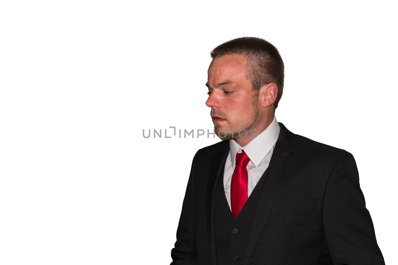Young man in a suit            by JFsPic