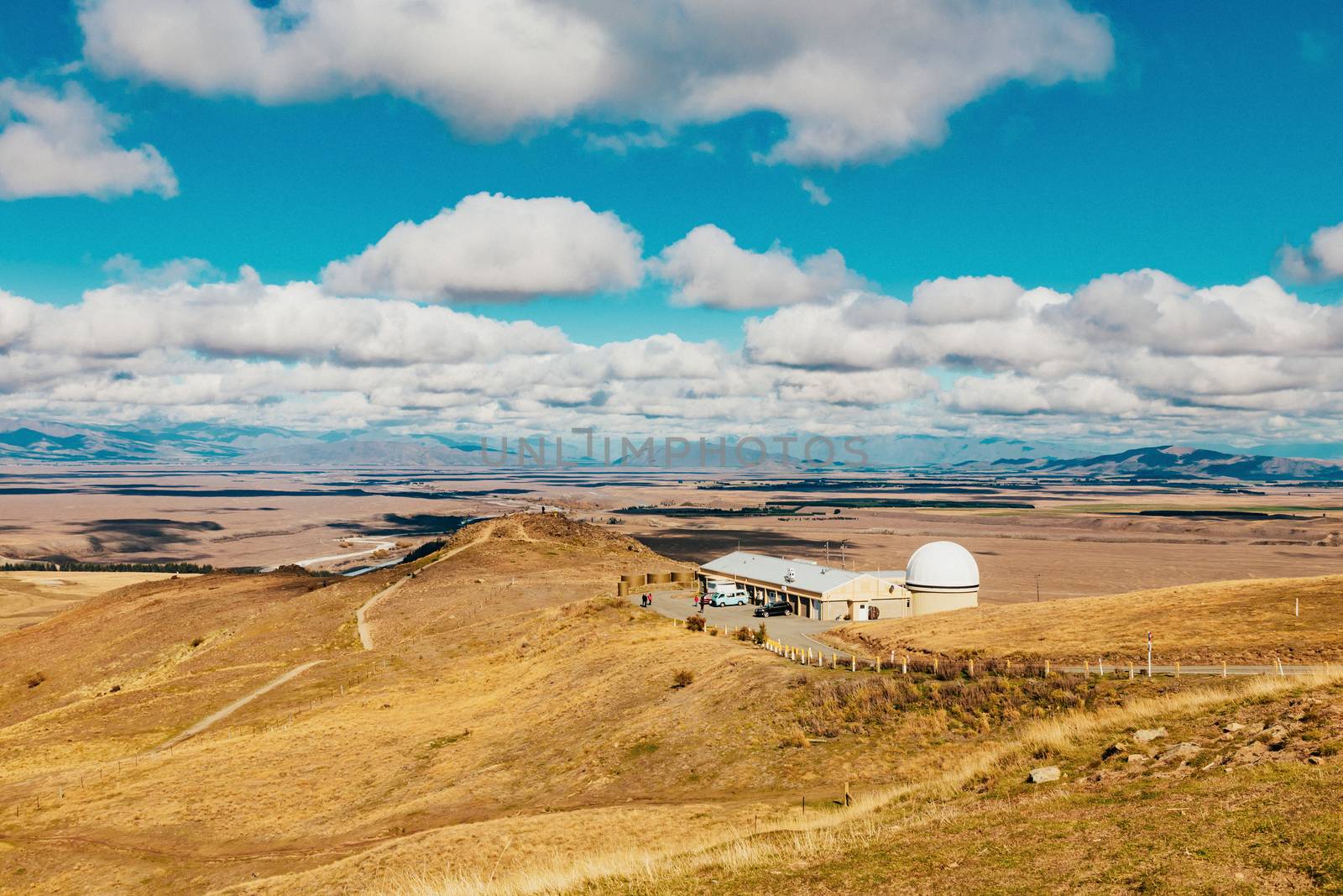Mount John observatory at Lake Tekapo, south island New Zealand