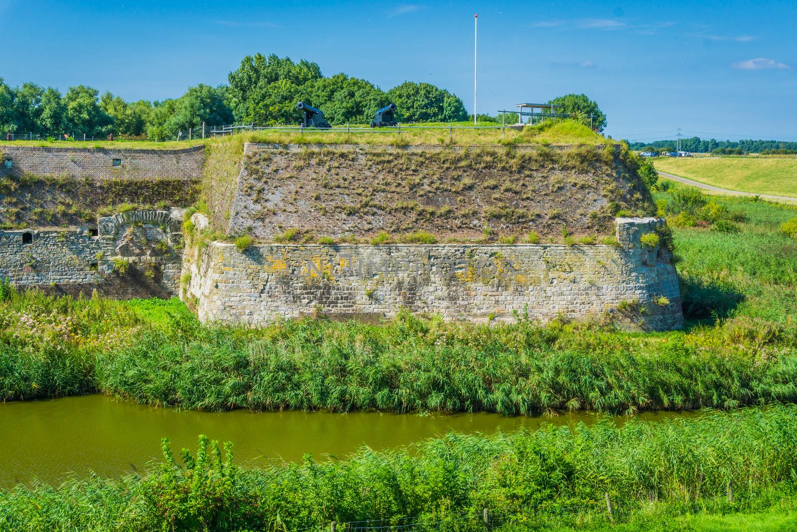 river landscape with wall by charlottebleijenberg