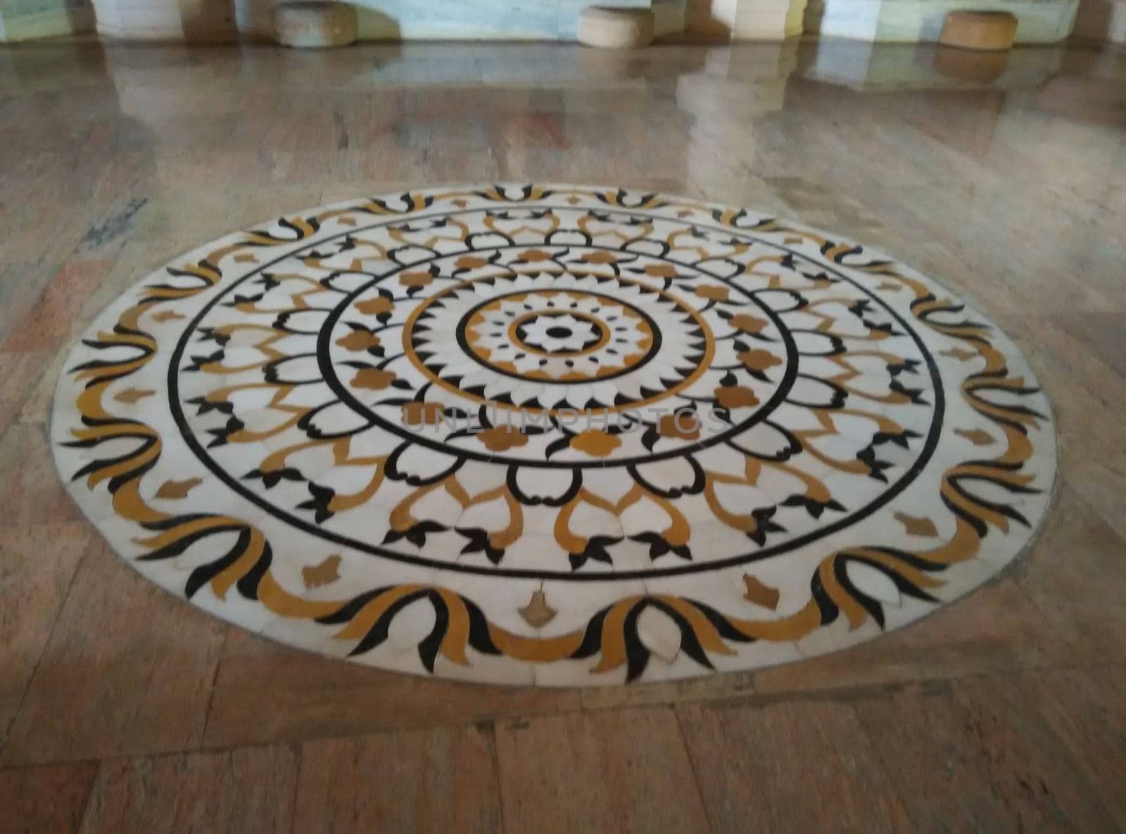 indian decoration on the floor
