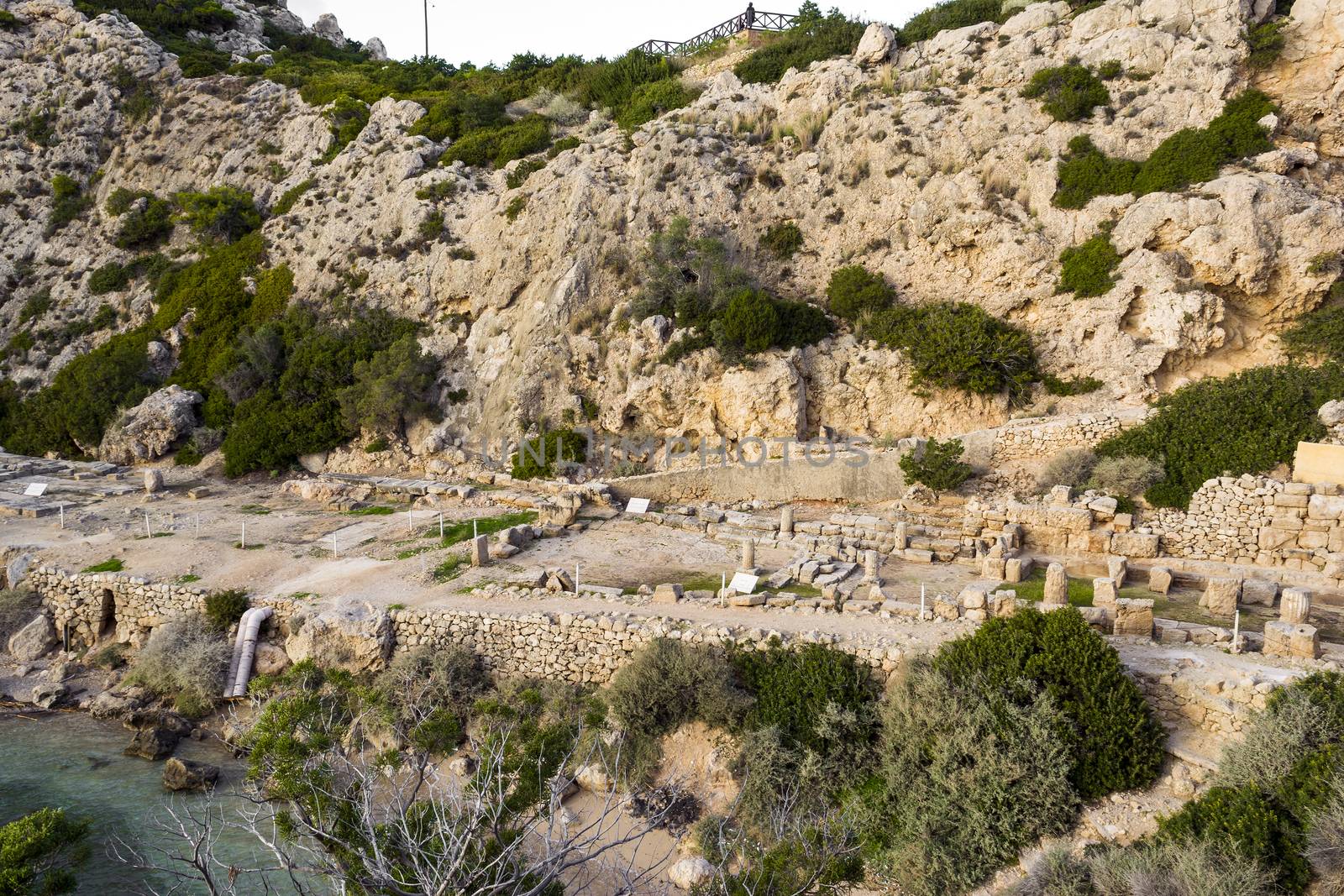 Ancient place Hraion Paradise Beach - Greece by ankarb