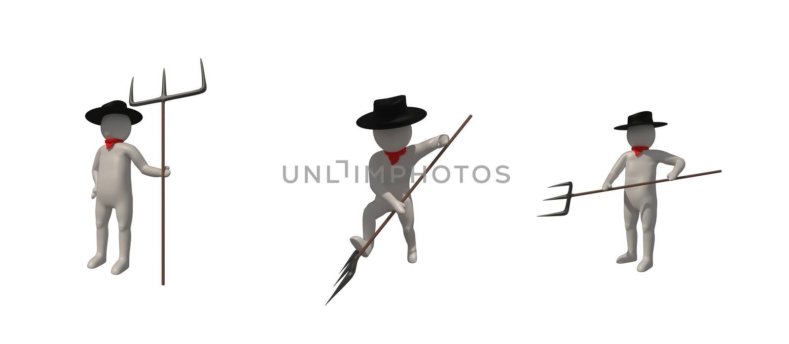 3d illustrator, 3d rendering of the white character on white backgroud.