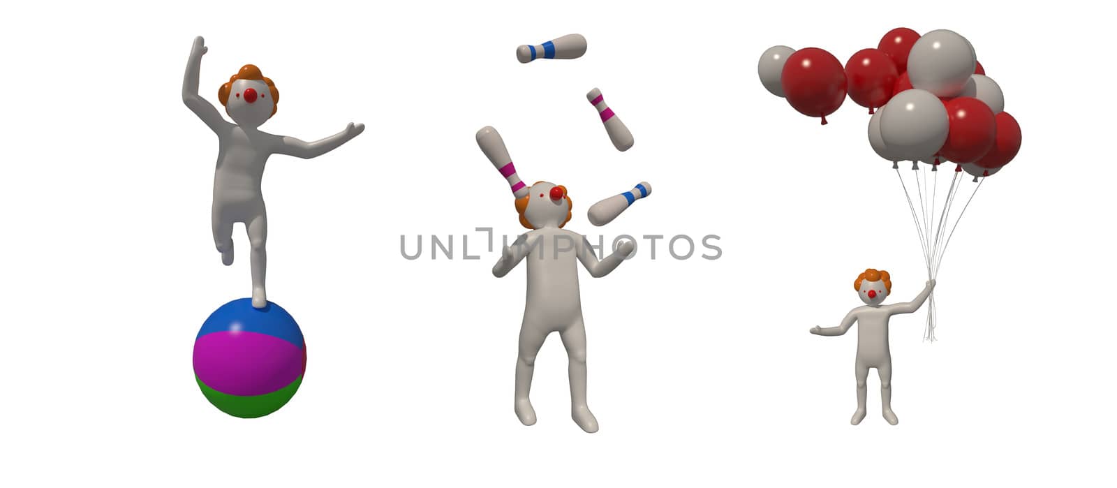 3d illustrator, 3d rendering of the white character on white backgroud.