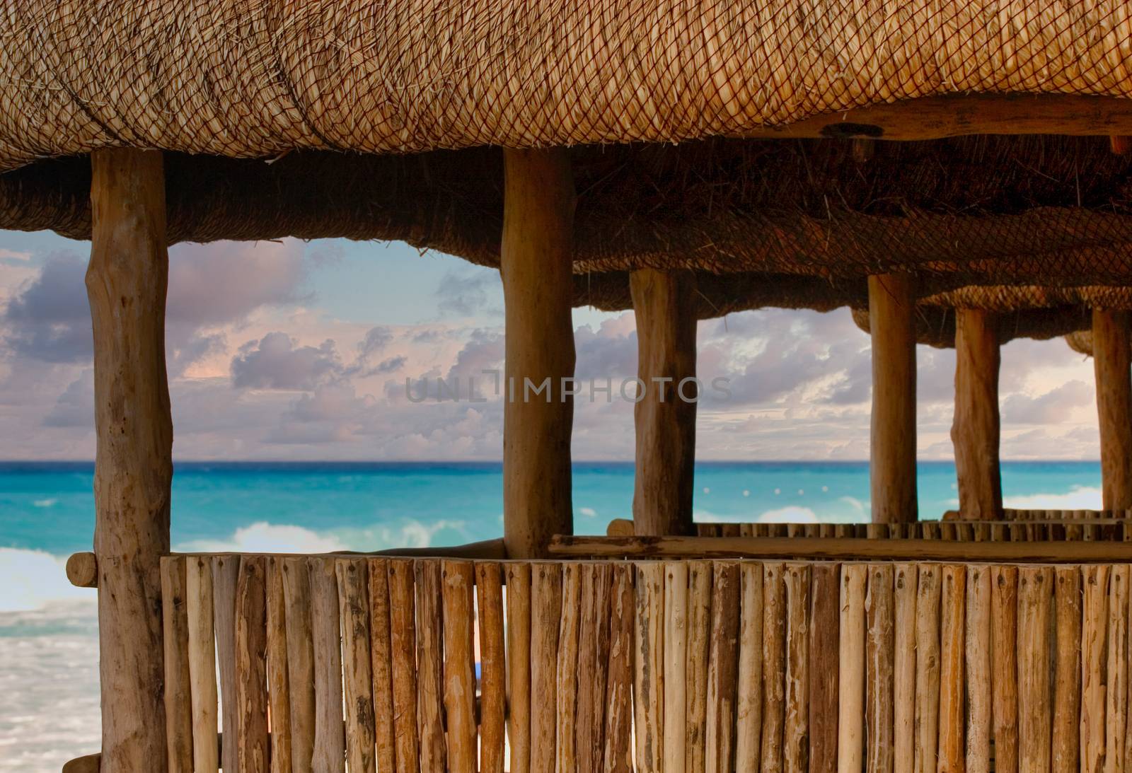 View Through Beach Hut by dbvirago