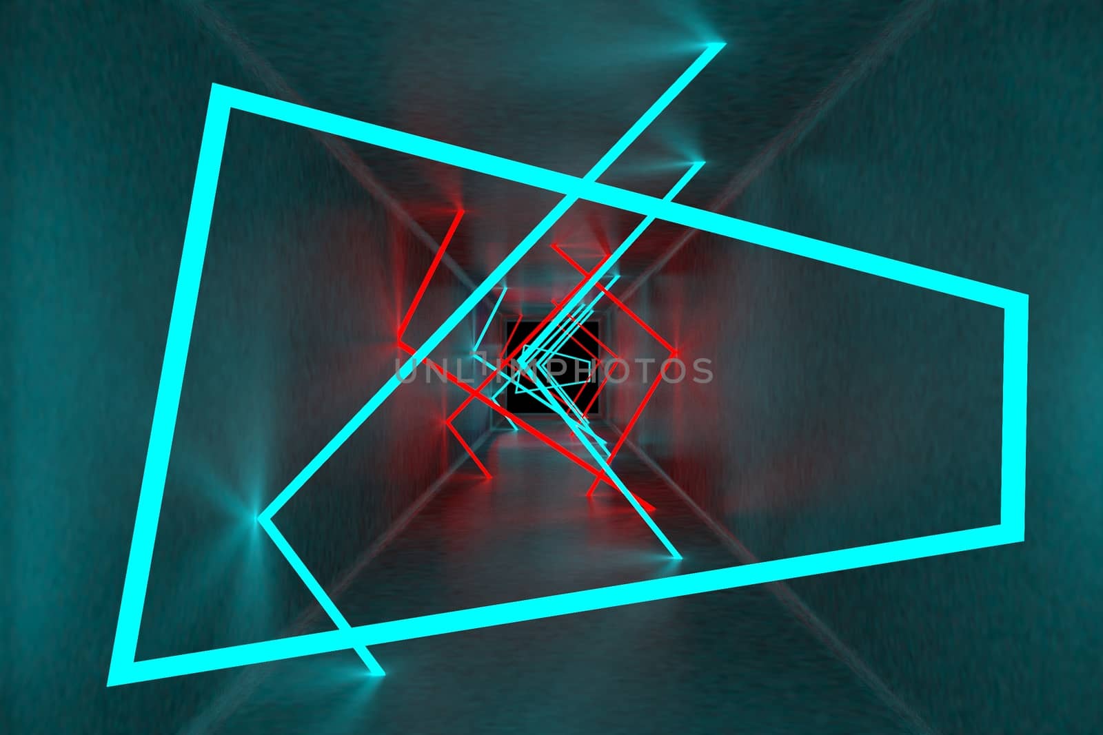 3d rendering of backgrounds abstract. 3d illustration of simple Geometric. Colorful illumination