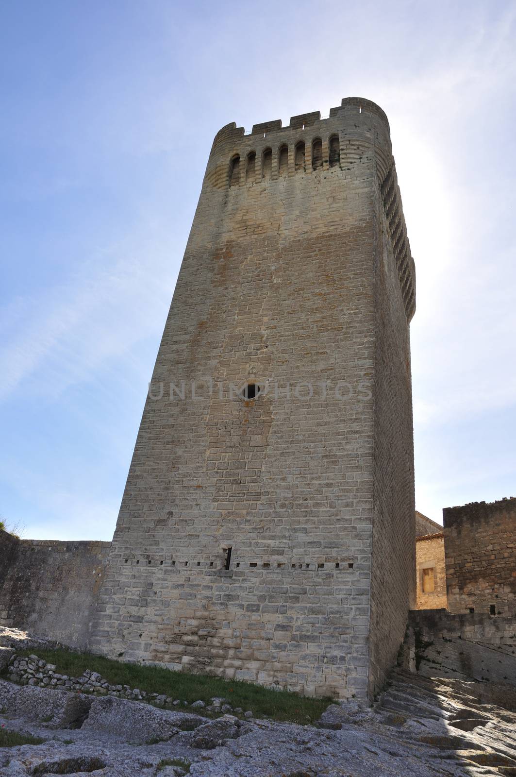 religious monument. spiritual retreat and reflection in the abbey, France