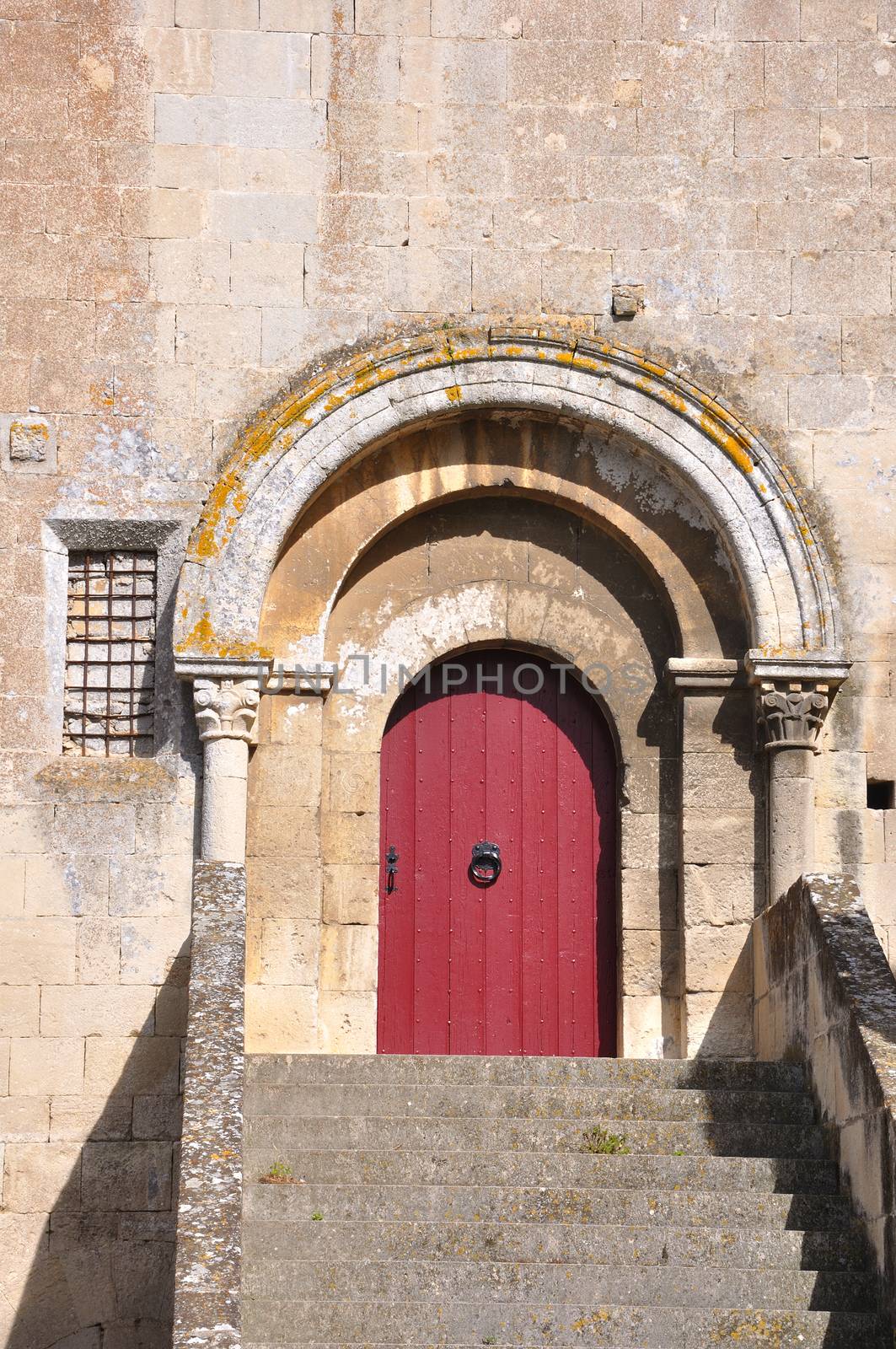 religious monument. spiritual retreat and reflection in the abbey, France