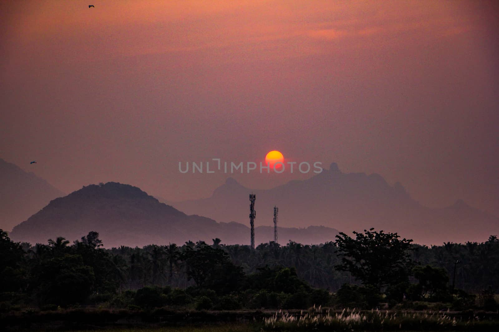 Beautiful Sunrise and Sunset View in India..