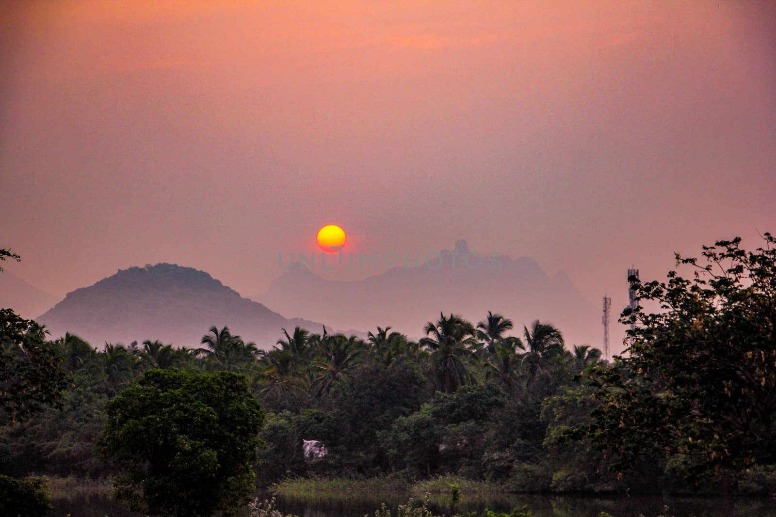 Beautiful Sunrise and Sunset View in India..