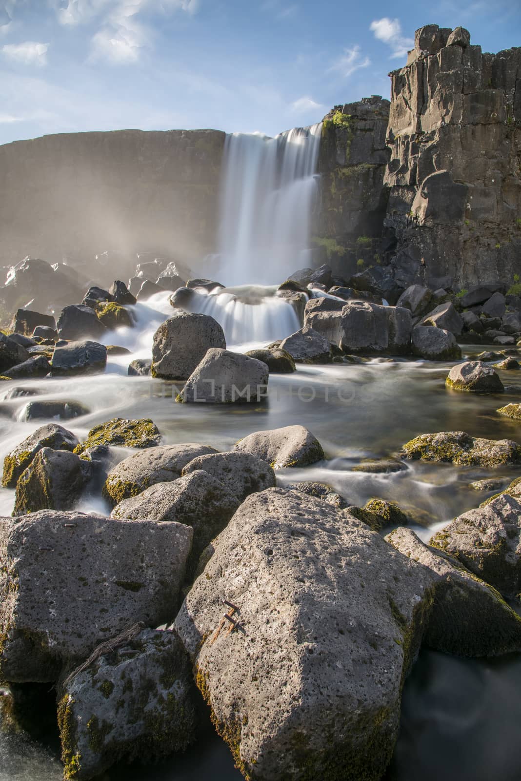 Öxarárfoss Waterfall by MichaelMou85