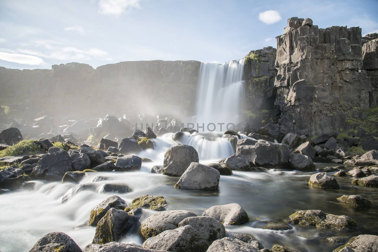 Öxarárfoss Waterfall by MichaelMou85
