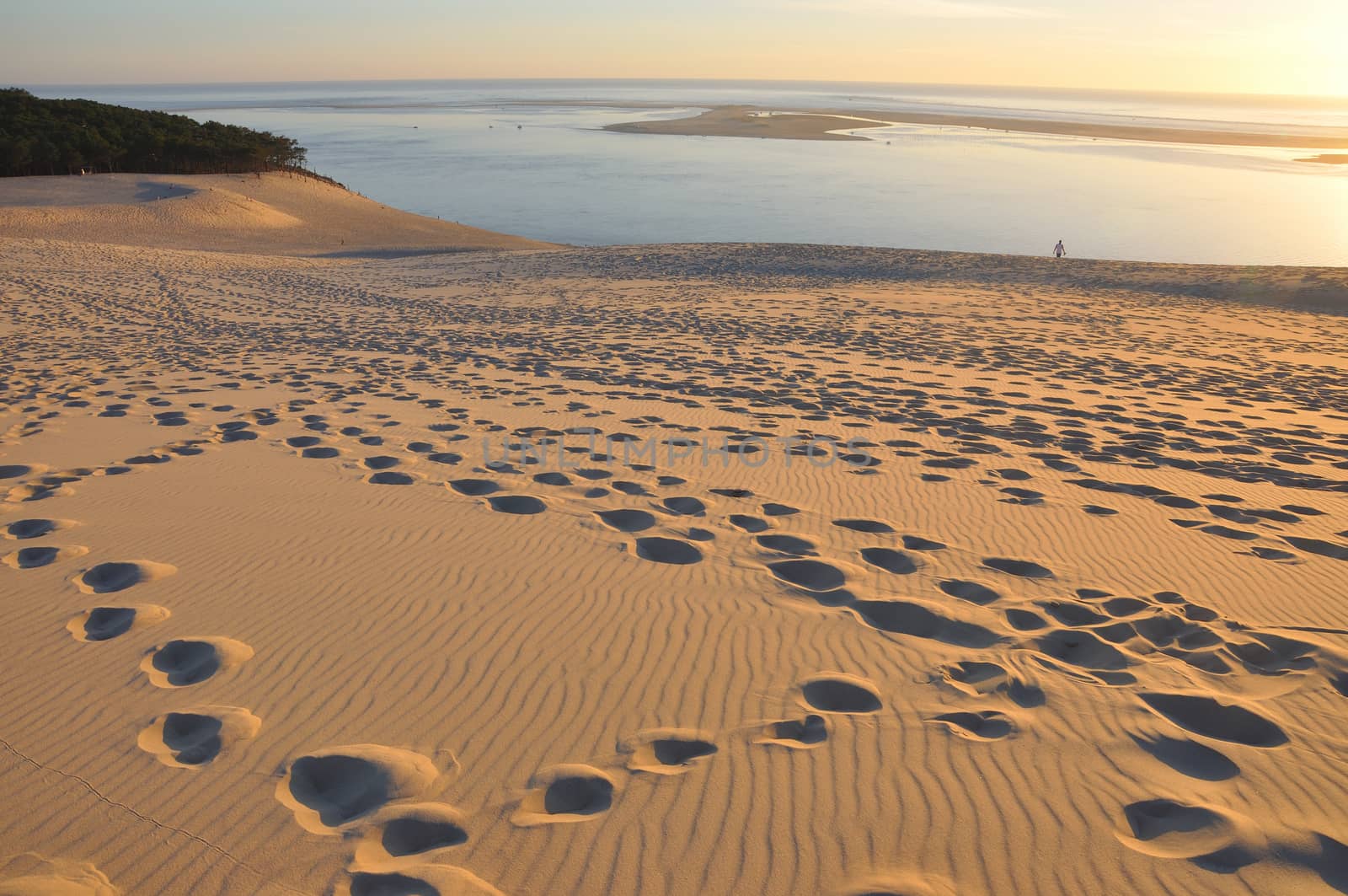 holidays around the Arcachon bay and the pilat dune, France.
summer evening on the beach