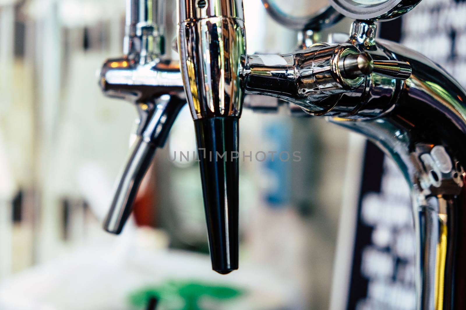 Close up shot of clean espresso maker