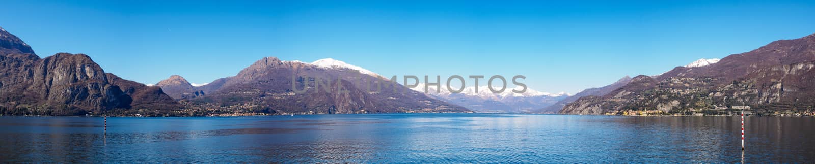 View on Lake Como as seen from Bellagio, Lombardy, Italy