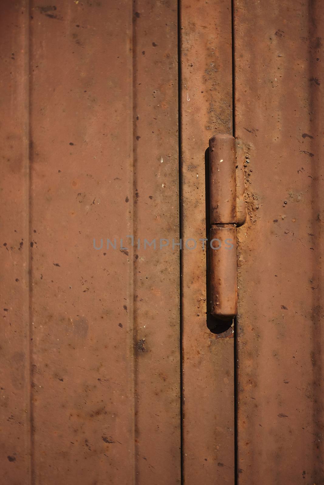 Hinge of rusty door by pippocarlot