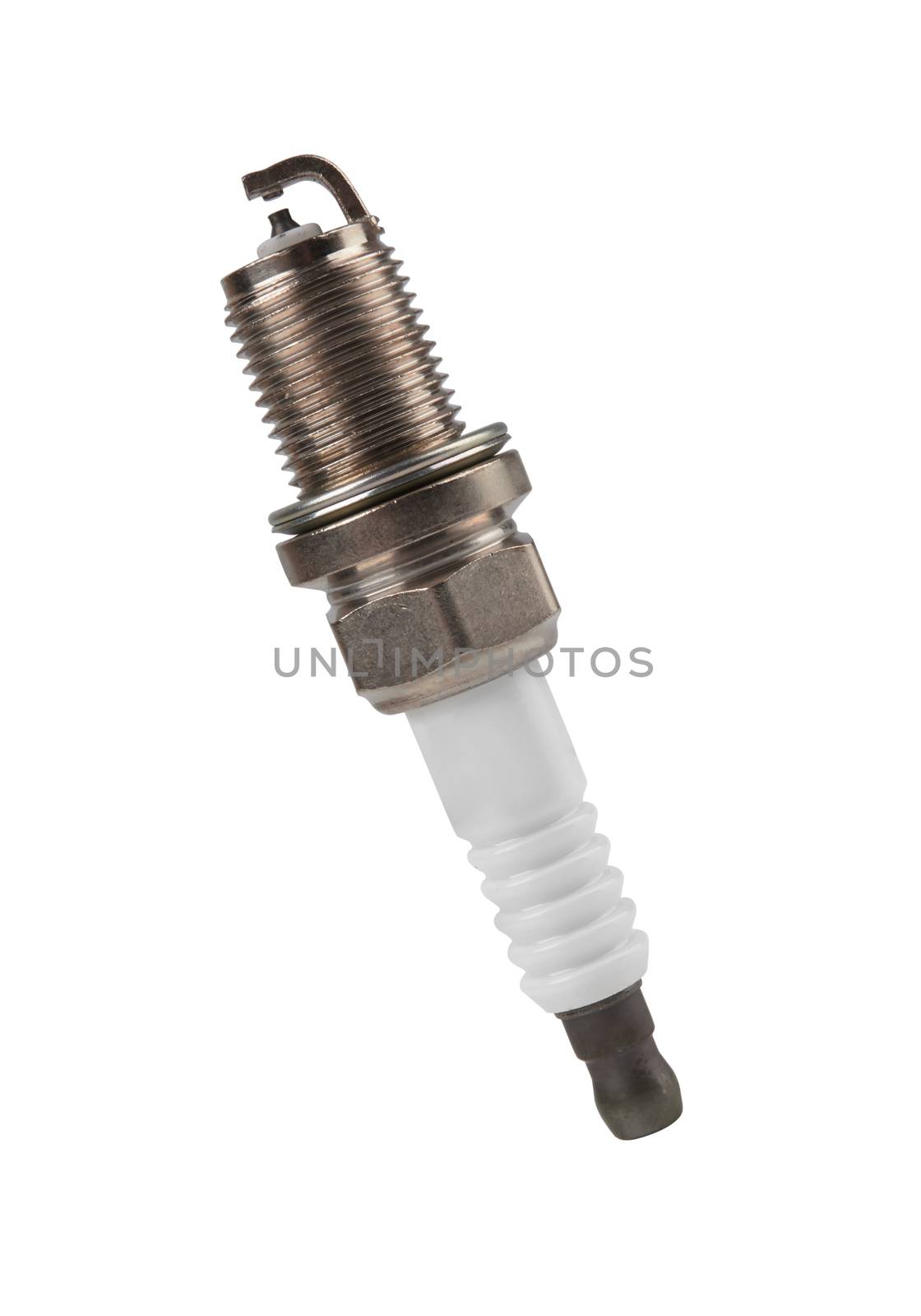 Spark plug isolated on a white background