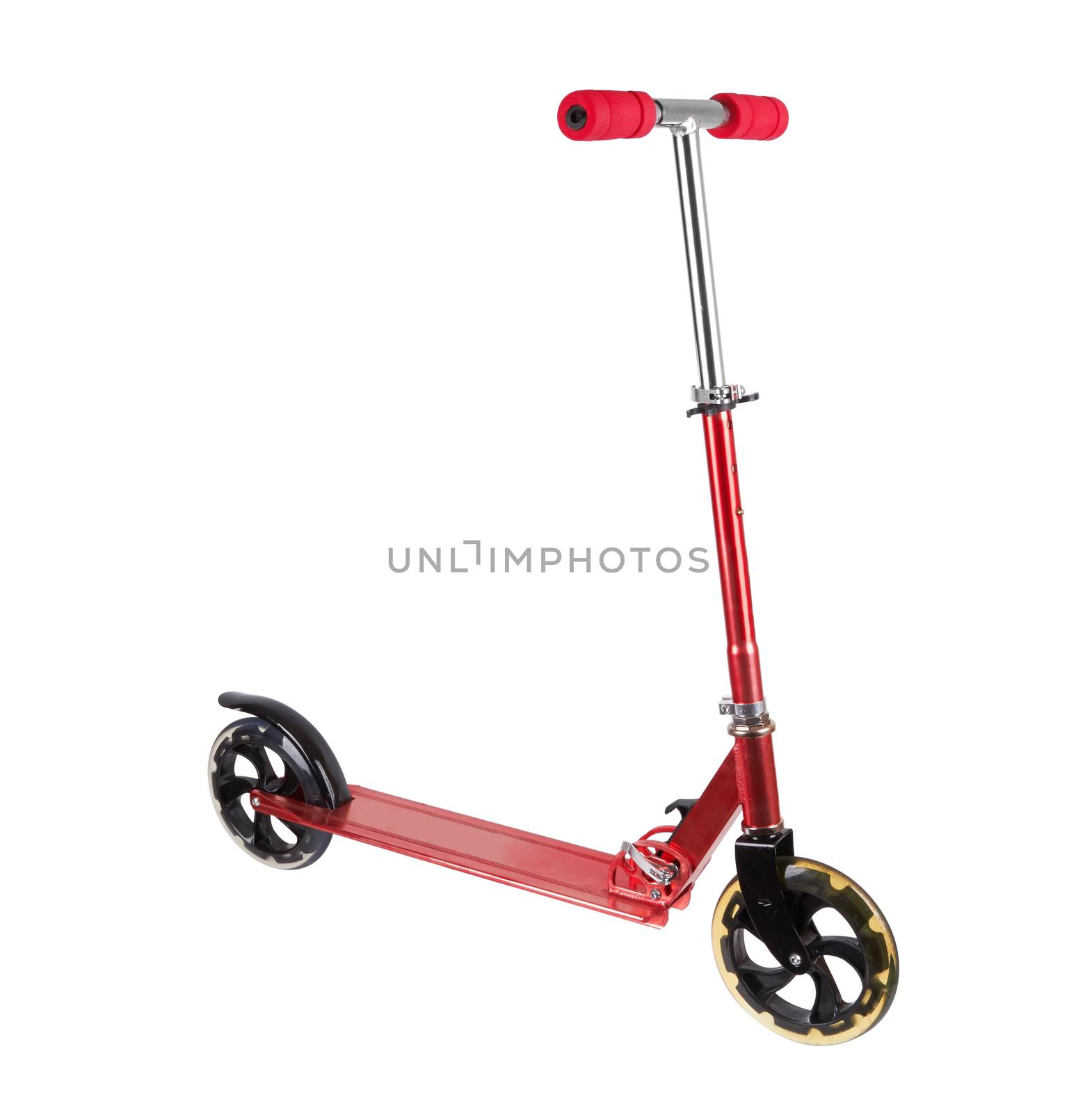 Red metal scooter by pioneer111